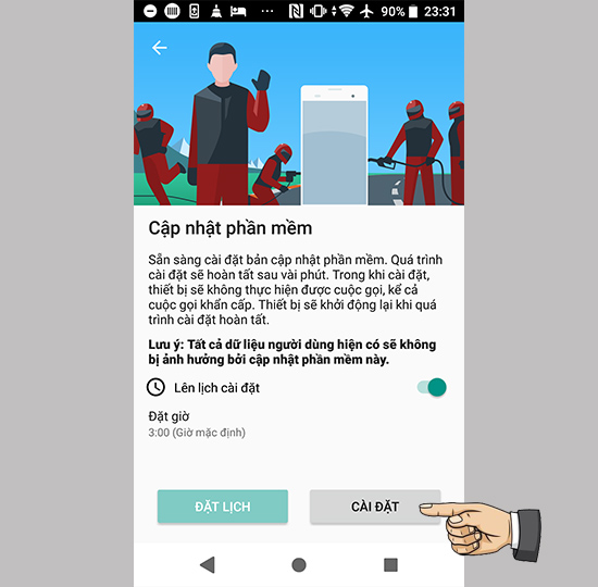 Nâng cấp phần mềm